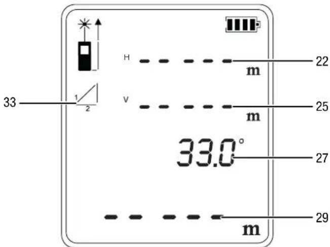 TROTEC BD26 - Mesure de hauteur indirecte (Pythagore) - 2
