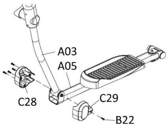 Maxxus CX 3.0 - Etape 10 : Assembler les couvercles pivotants - 1