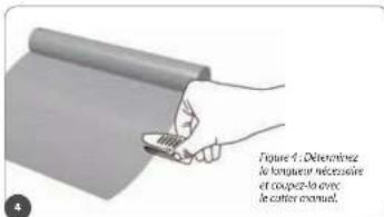 Figure 4 : Diverging le compter nécessaire et coupez-love en le catter évouel.