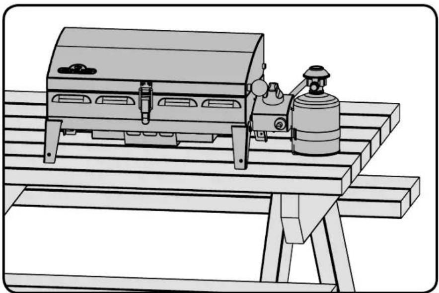 Napoleon PTSS165 - Utilisation sur une table - 5
