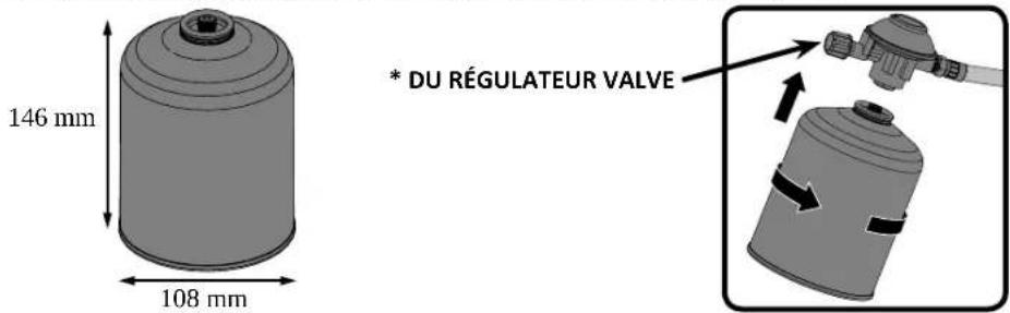 Napoleon PTSS165 - Cartouche de gaz - 4