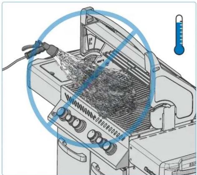 Napoleon ROGUE 425 - Steps to Avoid Damaging Ceramic Surfaces - 1