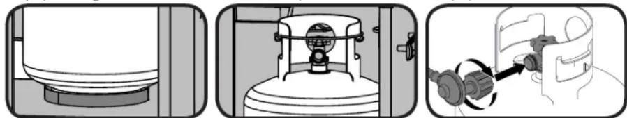 Napoleon LEX 485 - Installation De La Bonbonne De Propane - 3