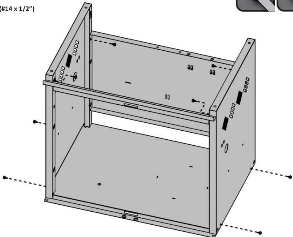 Napoleon LEX 485 - TOOLS REQUIRED FOR ASSEMBLY (tools not included) OUTILS REQUIS POUR L'ASSEMBLAGE (outils non inclus) - 12