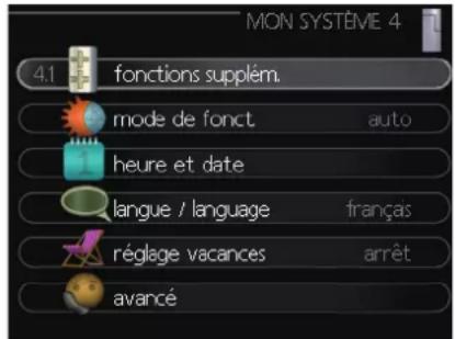 MITSUBISHI FDCW71VNXA - Sous-menus - 1