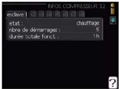 MITSUBISHI FDCW71VNXA - Menu 3.2 - infos compresseur - 1
