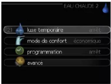 MITSUBISHI FDCW71VNXA - Sous-menus - 1