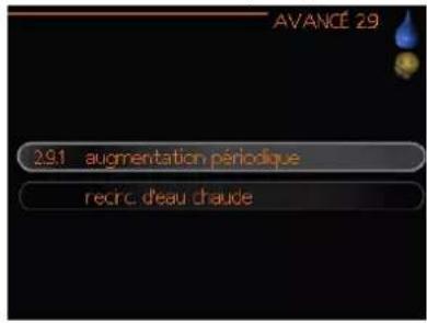 MITSUBISHI FDCW71VNXA - Menu 2.9 - avancé - 1