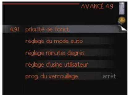 MITSUBISHI FDCW71VNXA - Menu 4.9 - avancé - 1