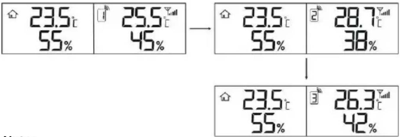 TECHNOLINE WS 9252 - VISUALIZZAZIONE CANALE - 1
