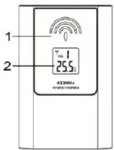 TECHNOLINE WS 9252 - TRANSMISOR: - 1