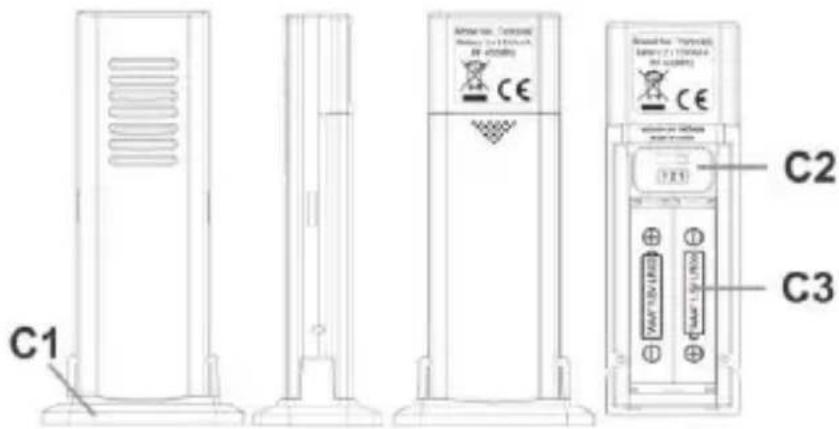 TECHNOLINE WS 6830 - WS6830 - MANUAL D'INSTRUCTIONS - 3