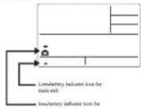 TECHNOLINE WM 5300 - LOW BATTERY INDICATION - 1