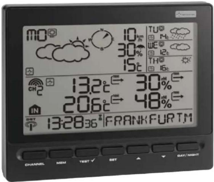 TECHNOLINE WM 5300 - Meteostanice s bezdrátovým teplo-vlhkoměrem - 1