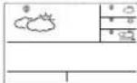 TECHNOLINE WM 5300 - SWITCH TO NEXT DAYS WEATHER INFORMATION - 1