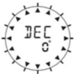 TECHNOLINE EA 3050 - Ustawianie kąta deklinacji - 1