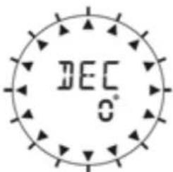 TECHNOLINE EA 3050 - Set the Declinaon Angle - 1