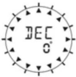 TECHNOLINE EA 3050 - Einstellung des Deklinaonswinkel - 1