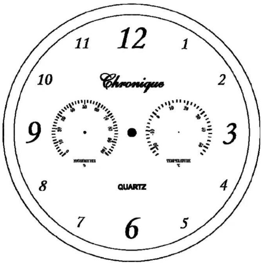 TECHNOLINE WT 650 - Quarzwanduhr / Quartz wall clock - 1