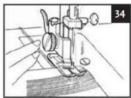 Aigger HSM5657A - Heben des Spulfadens (Abbildung 33) - 3