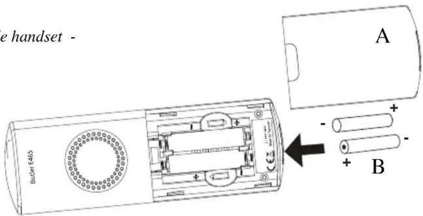MT Logic TE5765AMN - De handset installeren - 1