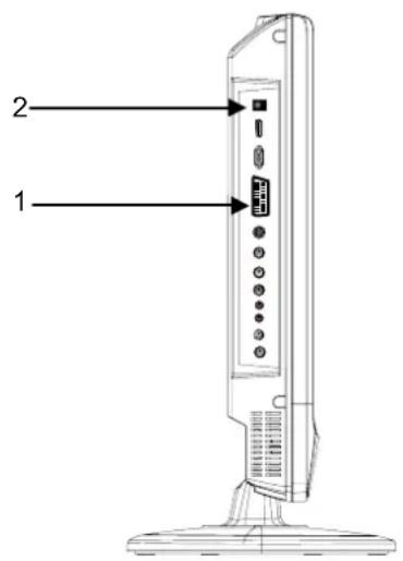 MT Logic TFDVD2320HD - Anschluss für Scartsignal - 1