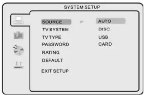 MT Logic TFDVD2320HD - Systemeem Set-up - 1