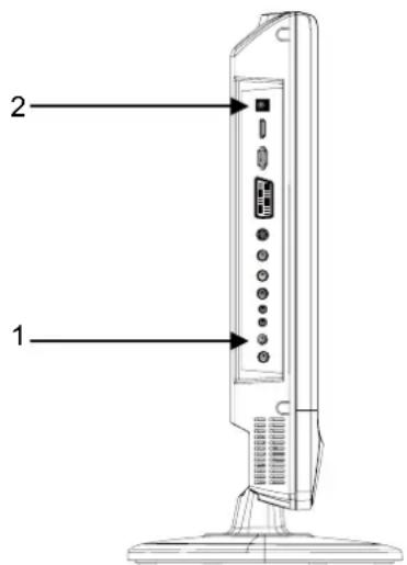 MT Logic TFDVD2320HD - Connect with TV signal - 1