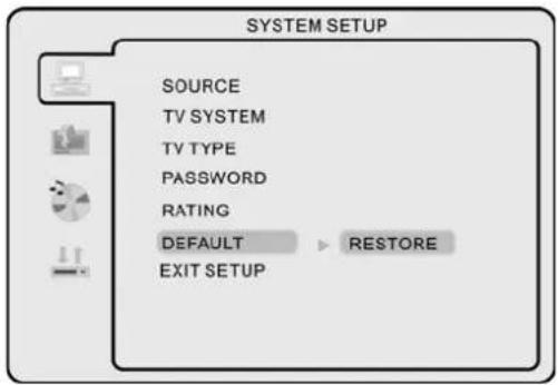 MT Logic TFDVD2320HD - Standaard instellingen voor DVD functies - 6