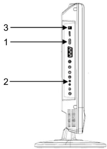 MT Logic TFDVD2320HD - A) Verbinden mit einem PC-Signal - 1