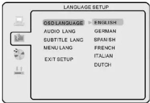 MT Logic TFDVD2320HD - Language Setup - 1