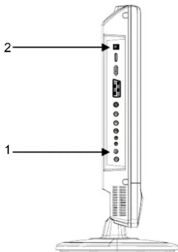 MT Logic TFDVD2320HD - Anschluss für TV-Signal - 1