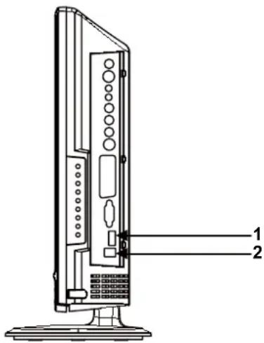 MT Logic TFDVD2022MT - E) Anschluss für HDMI-Signal - 1