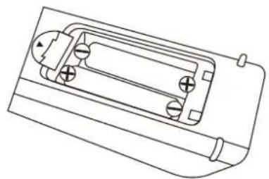 MT Logic TFDVD2022MT - - Einlagen der Batterien in die Fernbedienung - 2