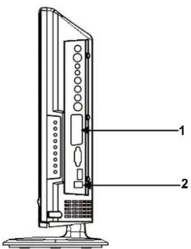 MT Logic TFDVD1522MT - Aansluiting voor scartsignaal - 1