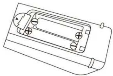 MT Logic TFDVD1522MT - - Einlagen der Batterien in die Fernbedienung - 2