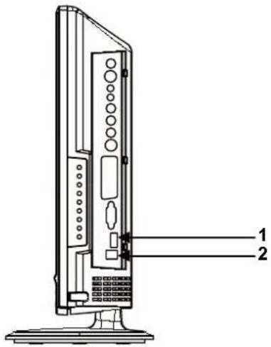 MT Logic TFDVD1522MT - E) Anschluss für HDMI-Signal - 1
