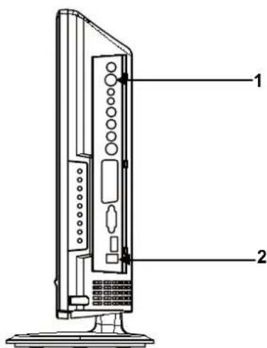 MT Logic TFDVD1522MT - Aansluiting voor TV-signaal - 1
