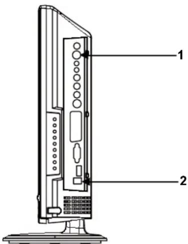 MT Logic TFDVD1522MT - Anschluss für TV-Signal - 1