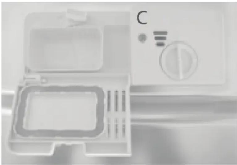 Qilive Q.6270 - Quando encher o distribuidor de agente de enxaguamento - 1
