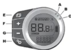 WAYSCRAL W600 - LED, knoppen en uitgangen - 1