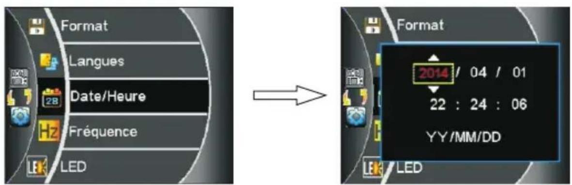 DOD LS360W - Configurer la date et l'heure - 1