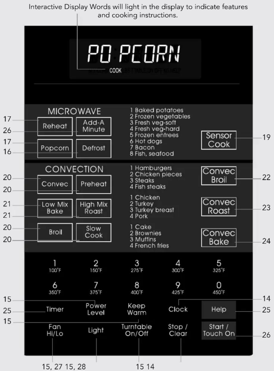 VIKING VMOR205 - CONTROL PANEL - 1