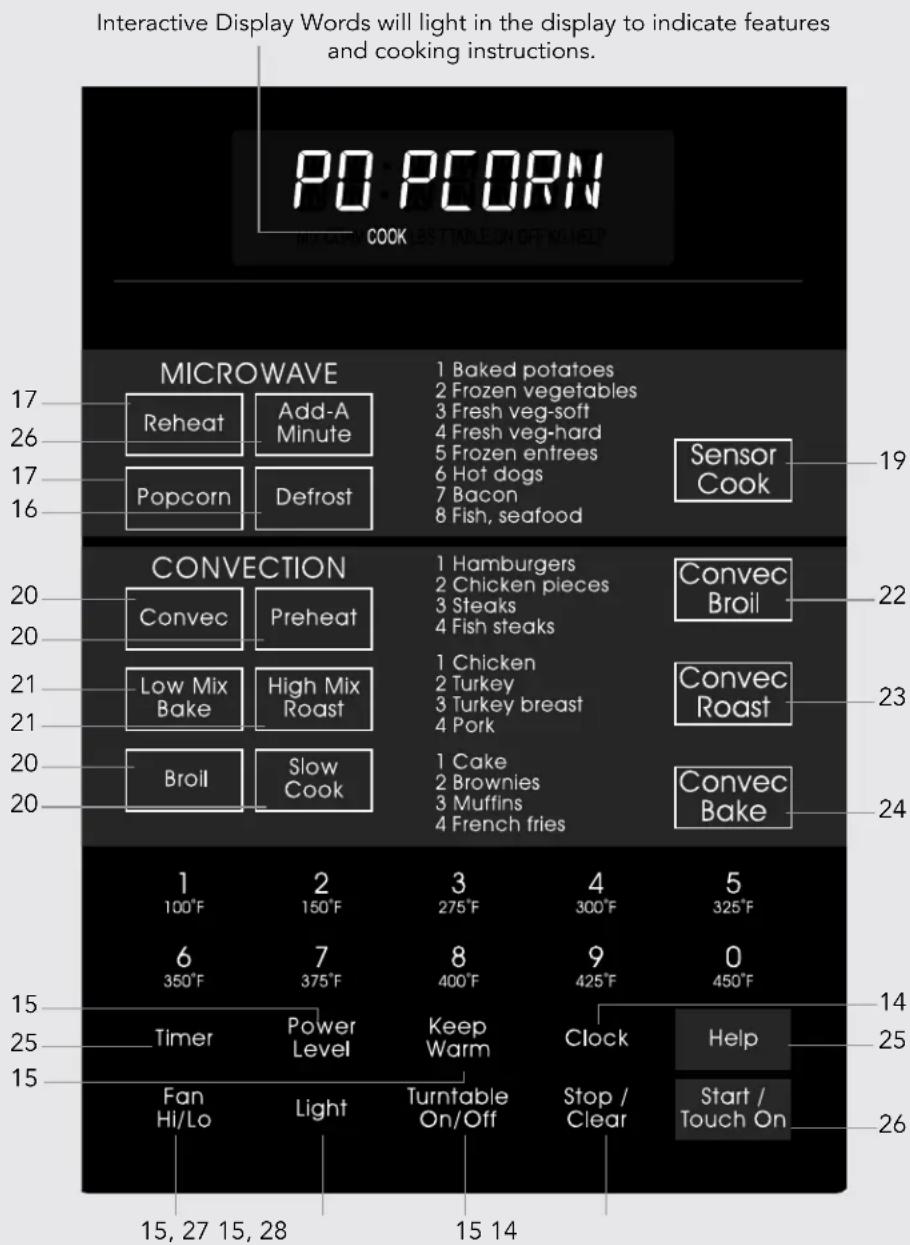VIKING CVMOR205 - CONTROL PANEL - 1