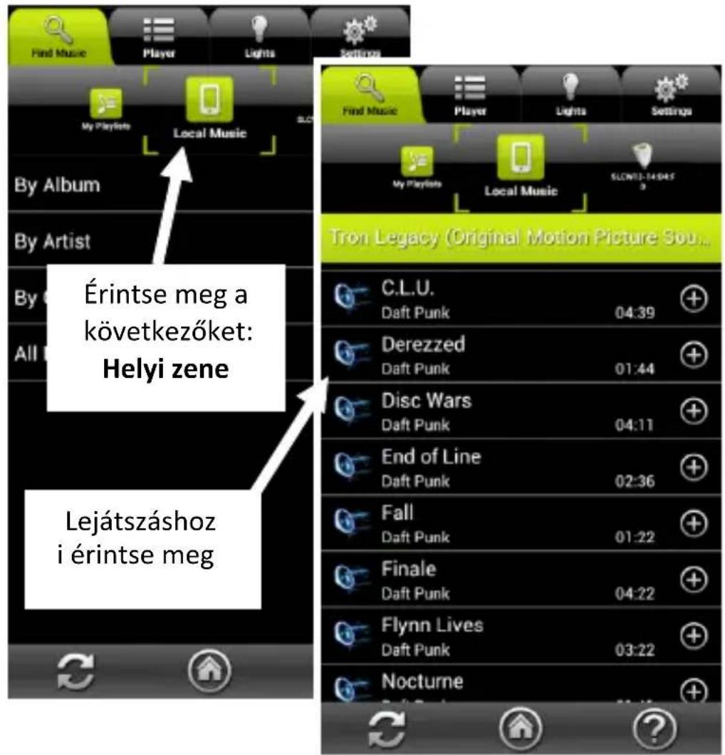 AwoX Striim StriimLight WiFi Color - Az iOS vagy Android eszközon található zene lejátszása - 1