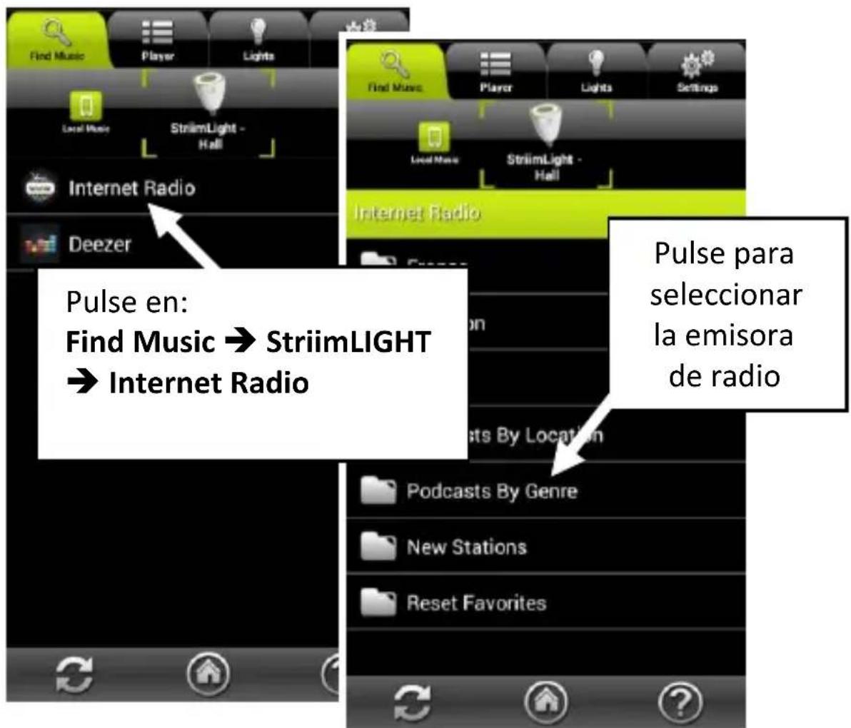 AwoX Striim StriimLight WiFi Color - Cómo reproducir una_radio de Internet con su StriimLIGHT WiFi - 1