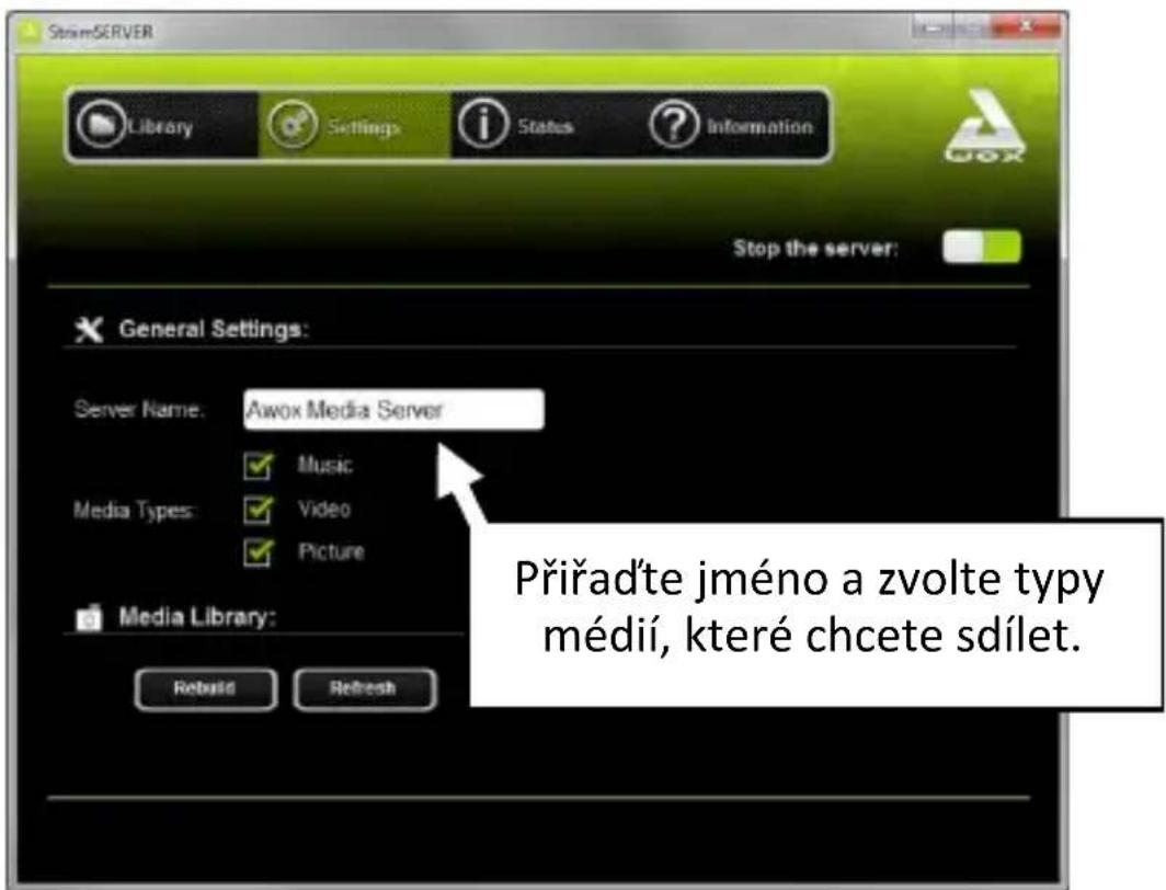 AwoX Striim StriimLight WiFi Color - Používání serveru AwoX StriimSERVER - 1