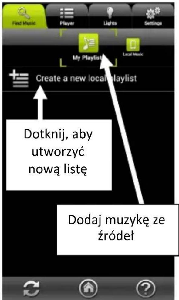 AwoX Striim StriimLight WiFi Color - Zacznij od utworzenia nowej (pustej) listy odtwarzania - 1