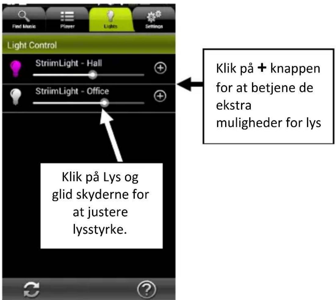 AwoX Striim StriimLight WiFi Color - Betjening af lysstyrke og farver - 1
