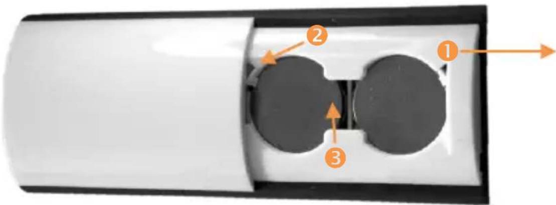 AwoX Striim StriimLight WiFi Color - Changing the remote control baery - 1